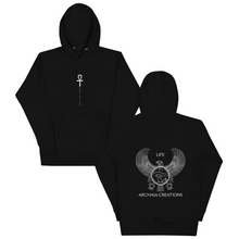 Cargar imagen en el visor de la galería, Sweat-shirt à capuche Cross of Life - Archaia Creations