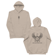 Cargar imagen en el visor de la galería, Hoodie Cross of Life Couleur Sable - Archaia Creations