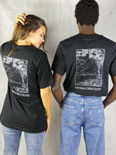 Charger l&#39;image dans la galerie, T-shirt Noir Mont Fuji - Archaia Creations
