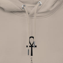 Cargar imagen en el visor de la galería, Hoodie Cross of Life Couleur Sable - Archaia Creations