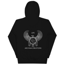 Cargar imagen en el visor de la galería, Sweat-shirt à capuche Cross of Life - Archaia Creations