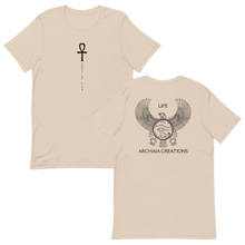 Cargar imagen en el visor de la galería, T-shirt Cross of Life Couleur Crème - Archaia Creations

