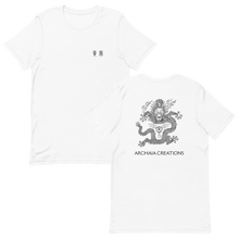 Charger l&#39;image dans la galerie, T-shirt Empereur Jaune Couleur Blanc - Archaia Creations
