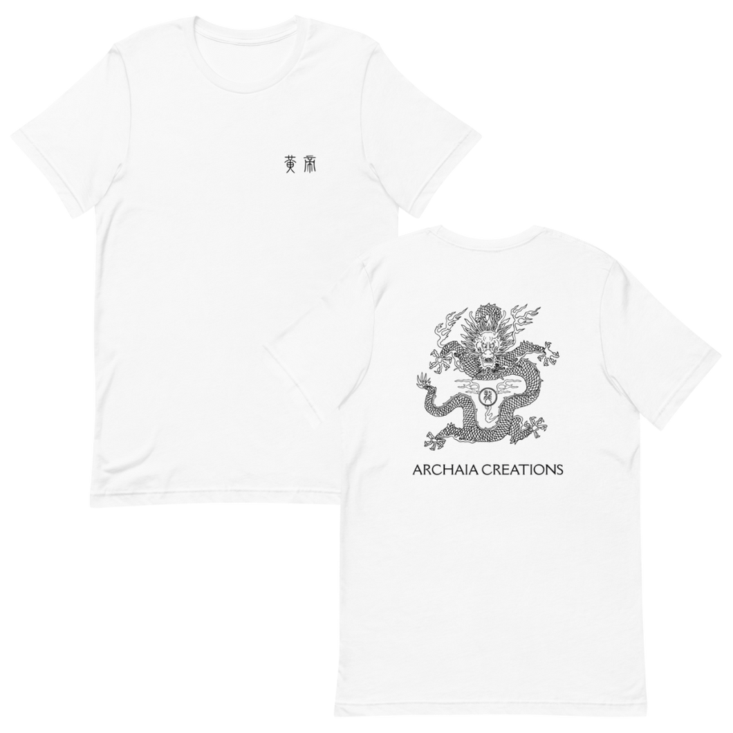 T-shirt Empereur Jaune Couleur Blanc - Archaia Creations