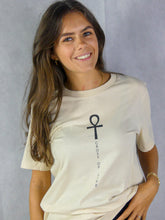 Charger l&#39;image dans la galerie, T-shirt Cross of Life Couleur Crème - Archaia Creations
