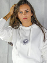 Cargar imagen en el visor de la galería, Sweat-shirt à Capuche Maya Life Couleur Blanc - Archaia Creations
