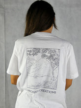 Cargar imagen en el visor de la galería, T-shirt Blanc Mont Fuji - Archaia Creations
