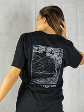 Charger l&#39;image dans la galerie, T-shirt Noir Mont Fuji - Archaia Creations
