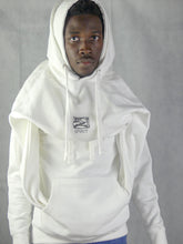 Cargar imagen en el visor de la galería, Sweat-shirt à Capuche Maya Life Couleur Blanc - Archaia Creations
