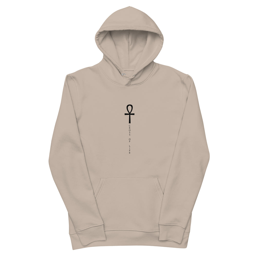 Hoodie Cross of Life Couleur Sable - Archaia Creations