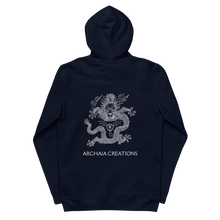 Cargar imagen en el visor de la galería, Hoodie Empereur Jaune Couleur Bleu - Archaia Creations

