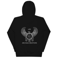 Load image into Gallery viewer, Sweat-shirt à capuche Cross of Life - Archaia Creations
