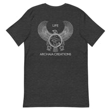 Cargar imagen en el visor de la galería, T-shirt Cross of Life Couleur Gris Anthracite - Archaia Creations
