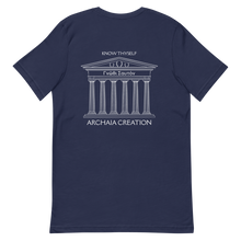 Cargar imagen en el visor de la galería, T-shirt Gnothi Sauton Couleur Bleu Marine - Archaia Creations
