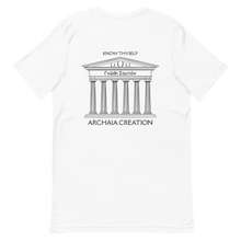 Load image into Gallery viewer, T-shirt Gnothi Sauton Couleur Blanc - Archaia Creations
