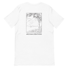 Cargar imagen en el visor de la galería, T-shirt Blanc Mont Fuji - Archaia Creations
